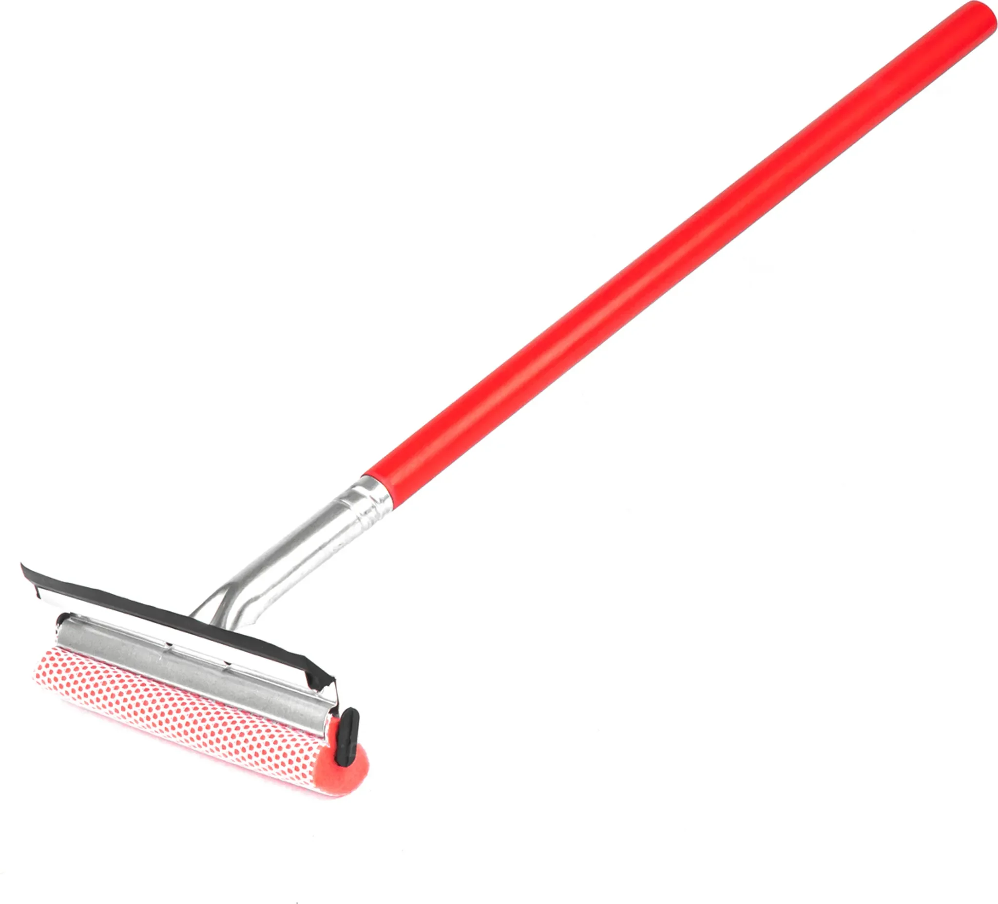 Scheibenreiniger mit Wasserschaber auf Holzstiel 60 cm – Für Fenster, Spiegel & Fahrzeugglas