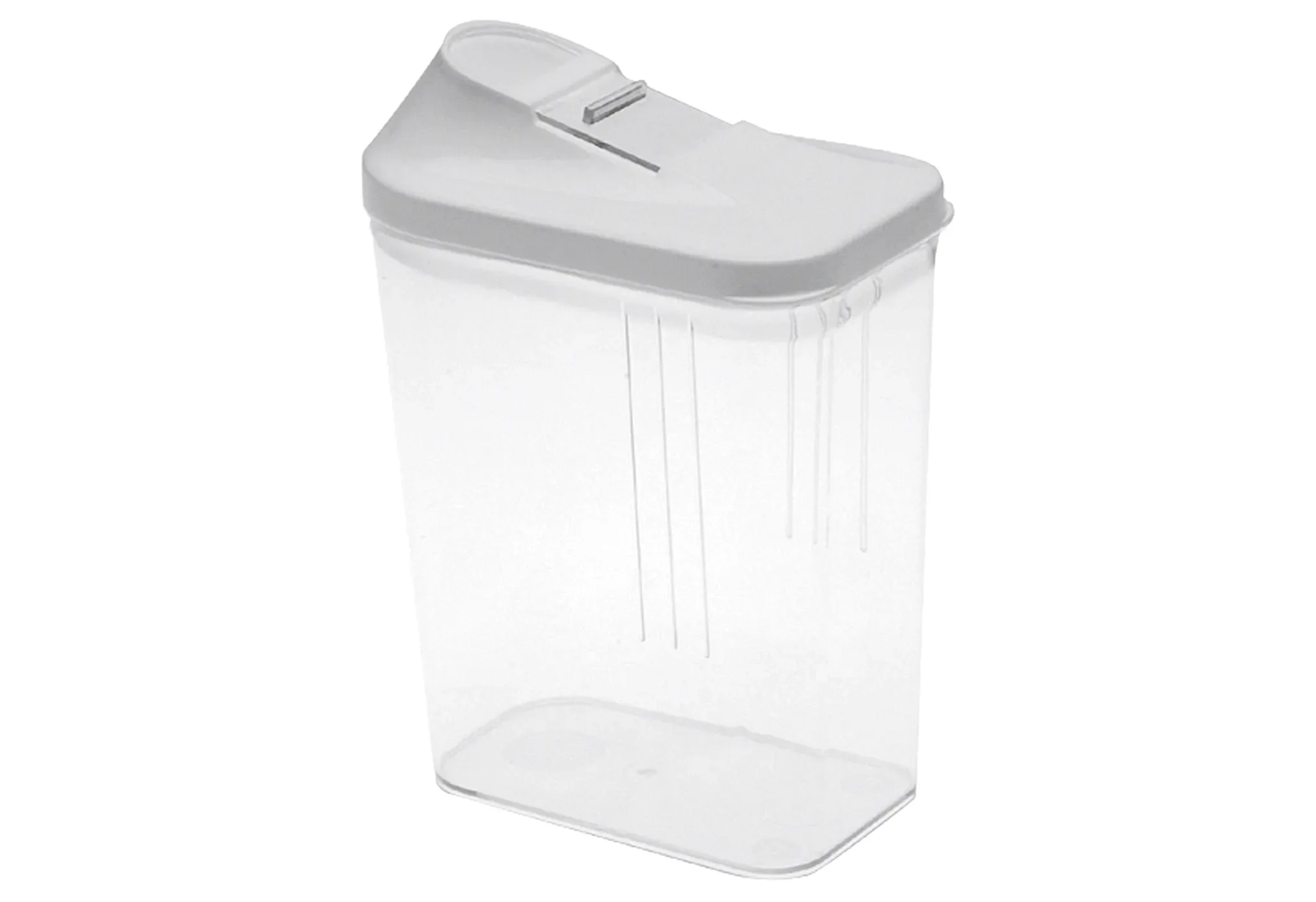 keeeper Schütt- und Vorratsdose „Paola“ – 1 Liter, weiß / transparent