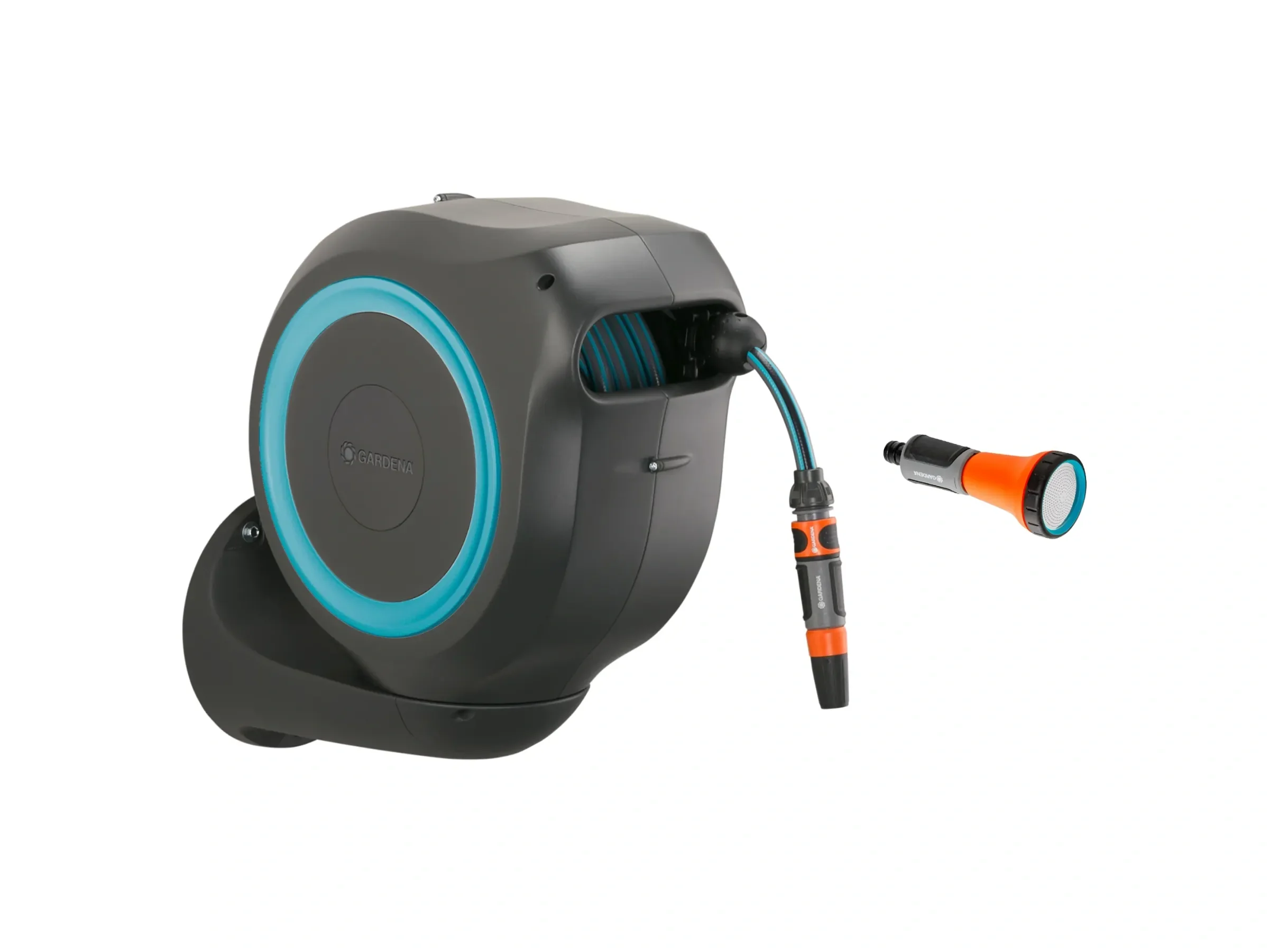 Gardena Wand Schlauchbox RollUp M 20 m automatisch 180 schwenkbar