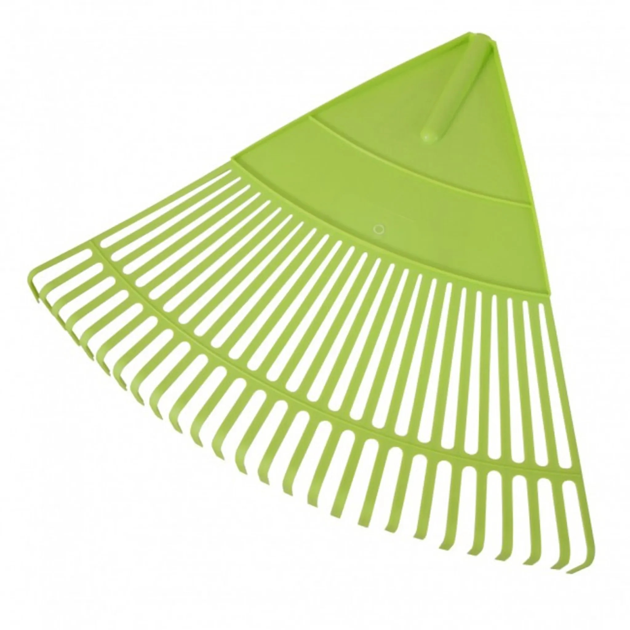 Laubbesen aus Kunststoff 62 x 54 cm – Fächerbesen / Rechenbesen ohne Stiel