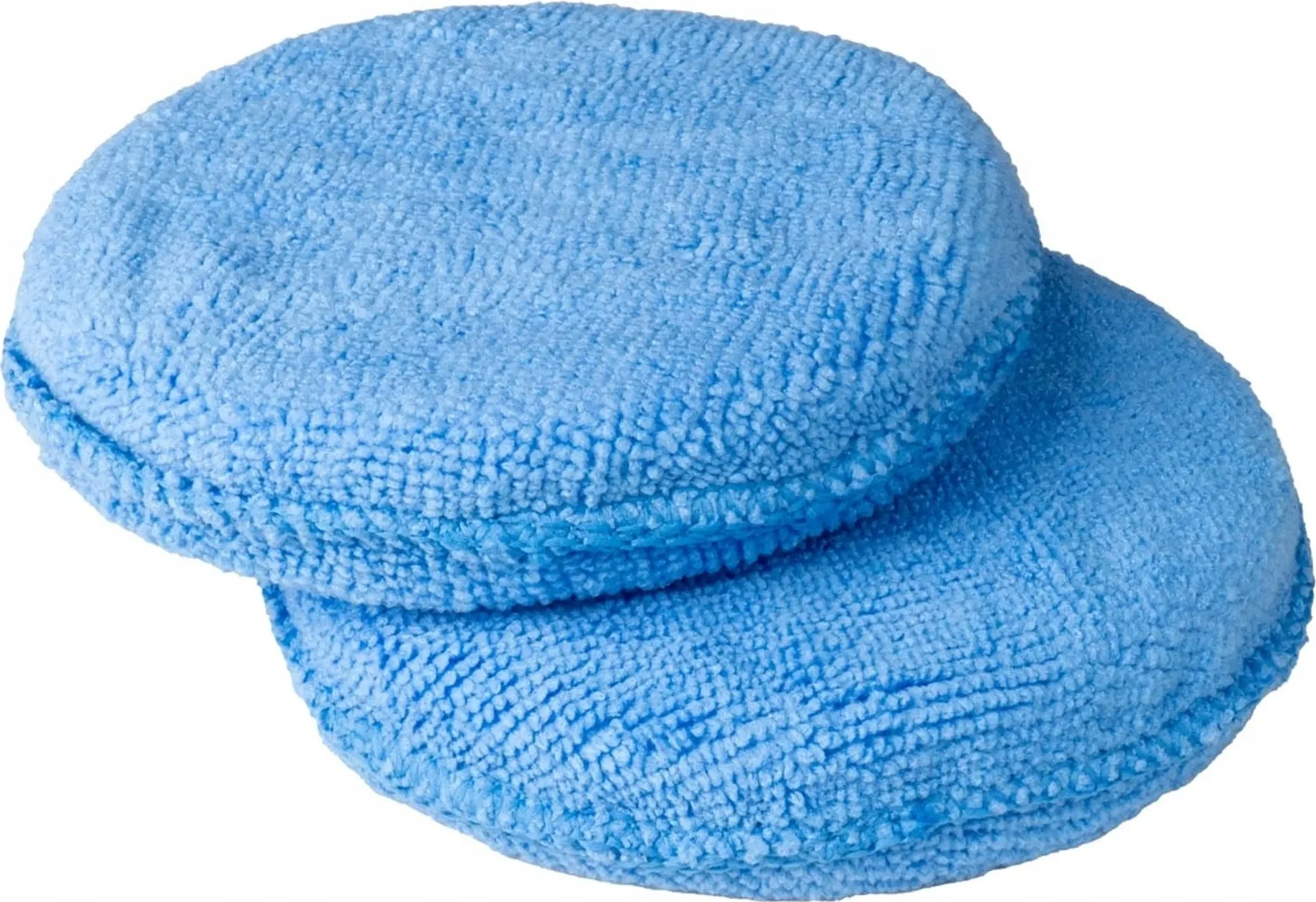 Mikrofaser-Wachsschwämme 125 mm – 2er Set für manuelle Politur AMIO-03983