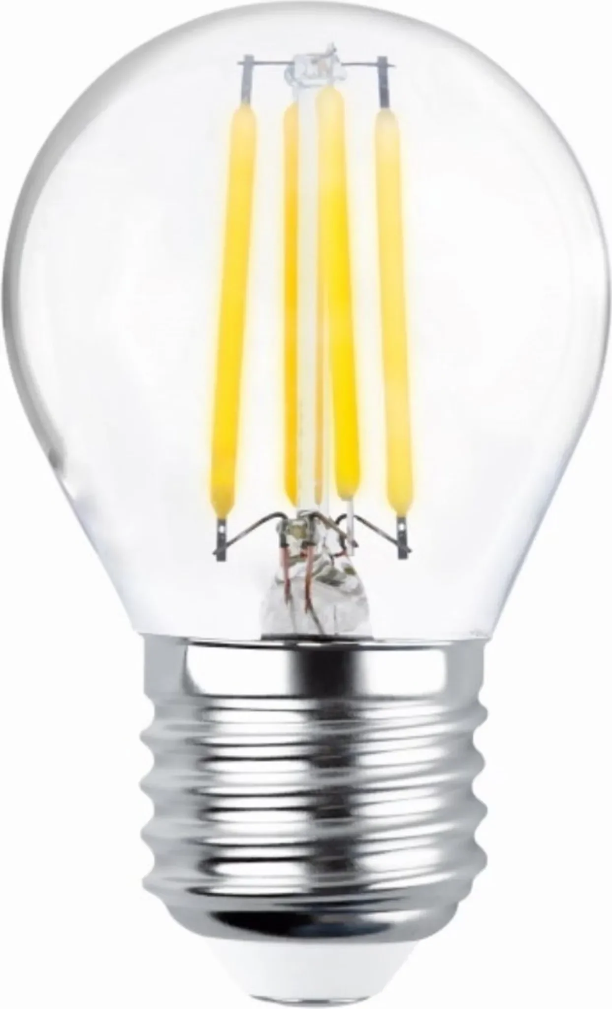 E27 LED Filament Lampe 4W – Vintage Glühbirne, 470 lm, 2700K Warmweiß, G45 Klar