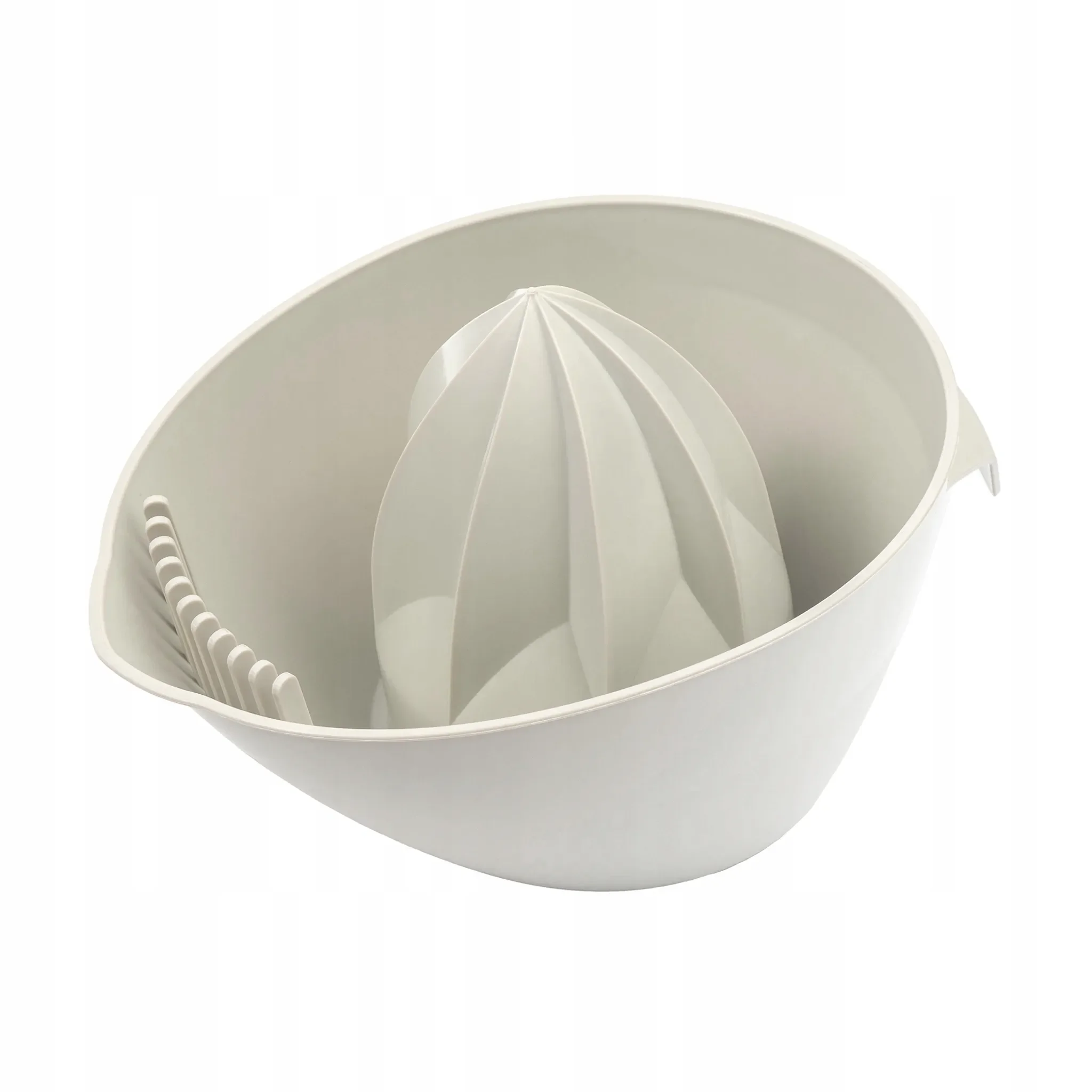 KADAX Manuelle Zitronenpresse aus Kunststoff – Fruchtsaftpresse in Weiß