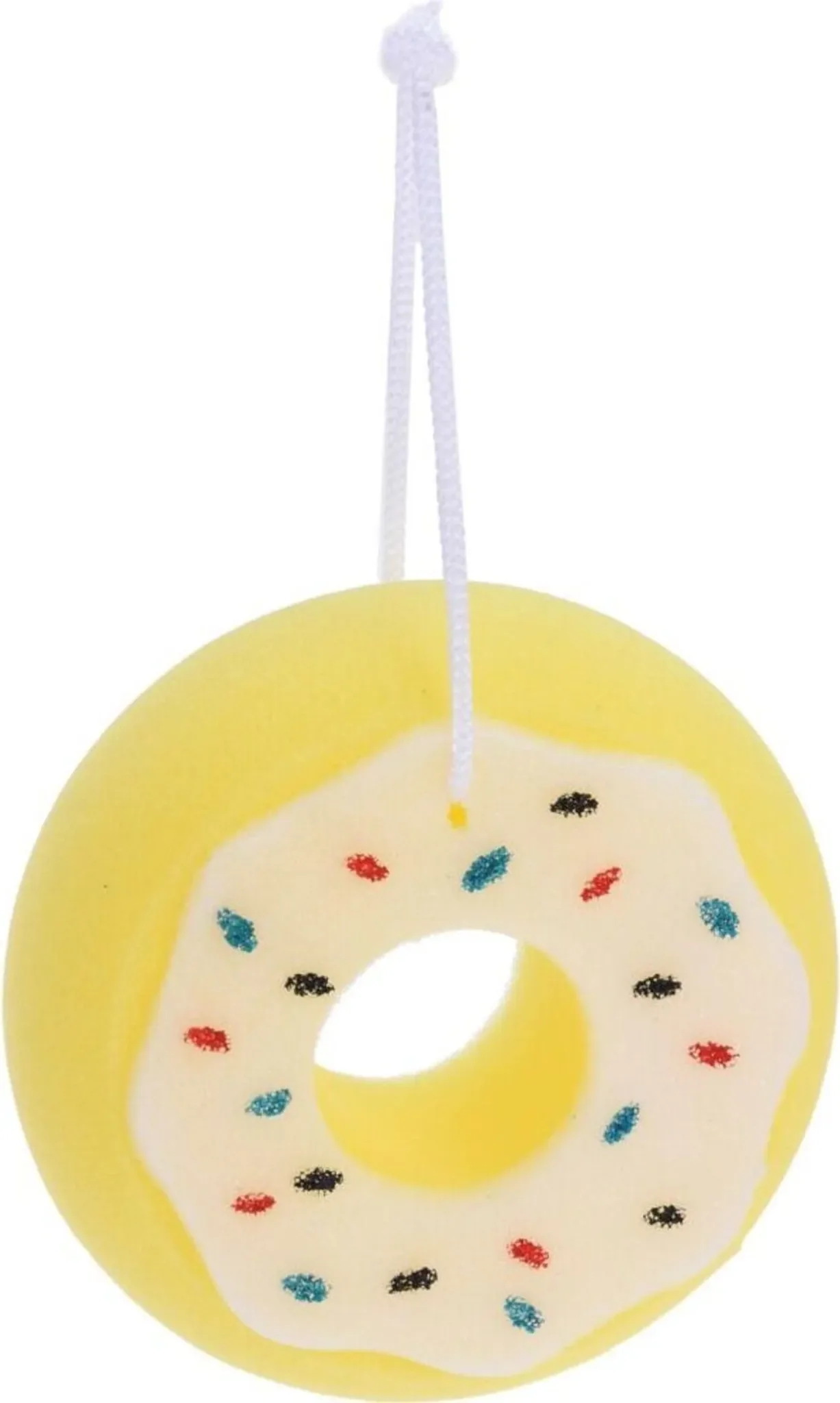 BURI Badeschwamm „Donut“ – Peeling & Massageschwamm für Dusche, Körperpflege & Wellness