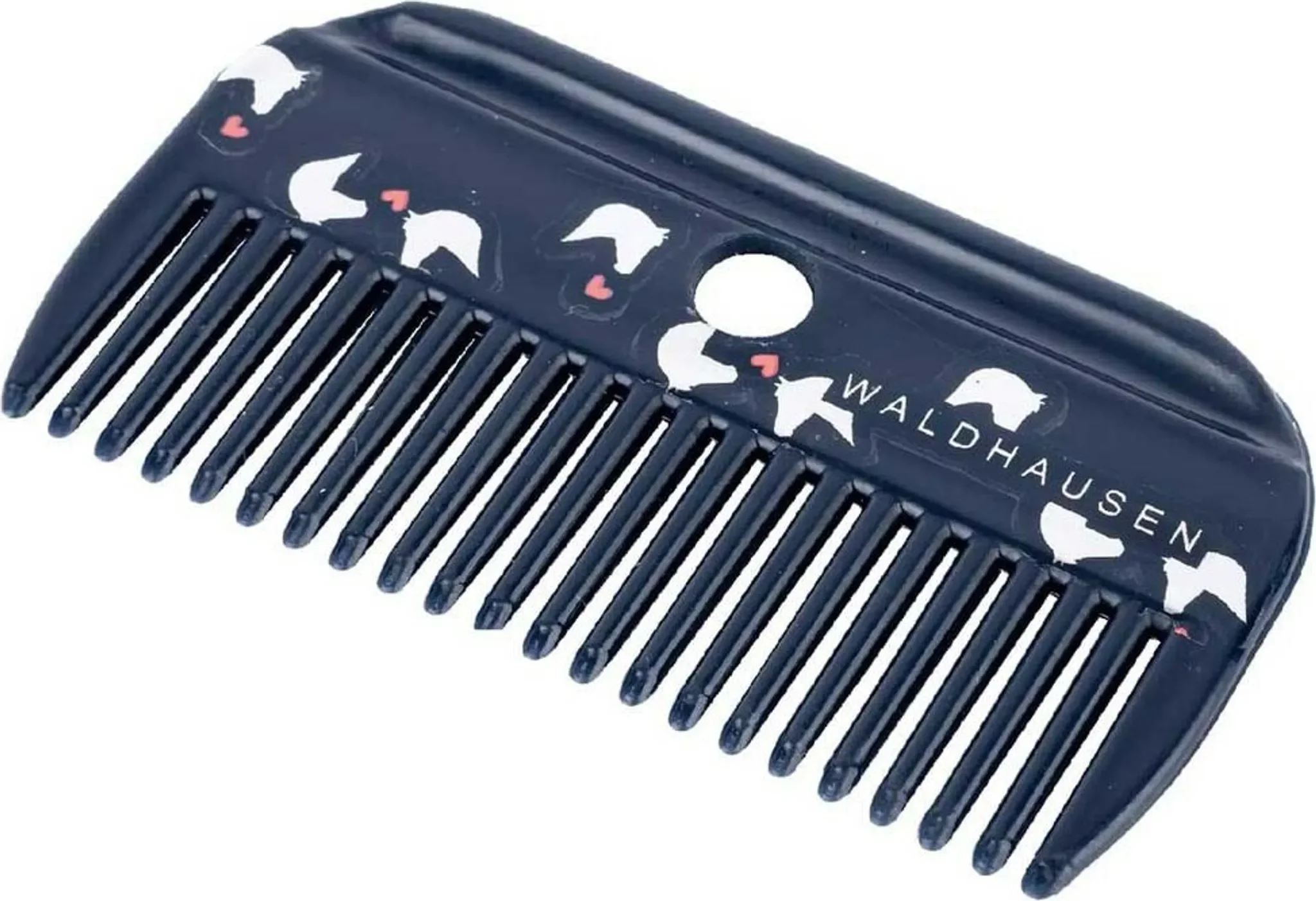 Waldhausen Mähnen- und Schweifbürste Silber – Robust, ergonomisch und stilvoll