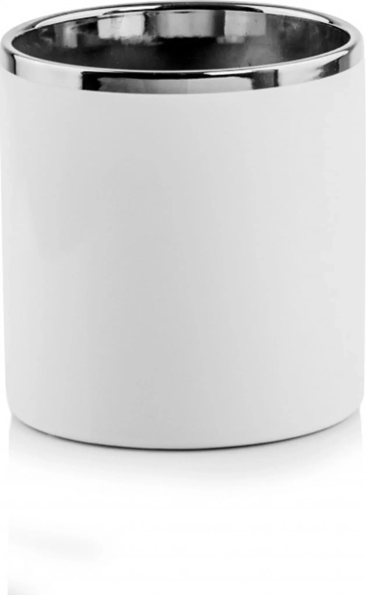 Keramik Blumentopf Weiß – 8 cm, glänzend, für kleine Pflanzen und Blumen