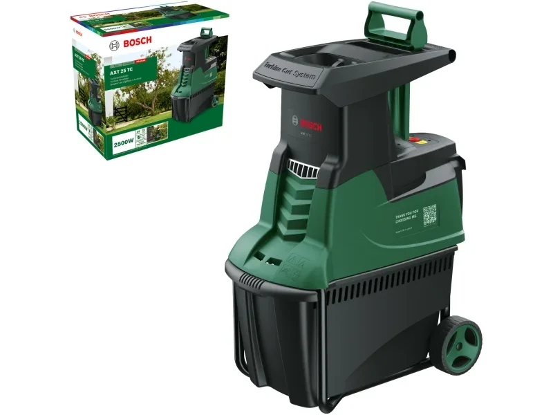 Bosch AXT 25 TC Gartenhäcksler Turbinen Schnitt System