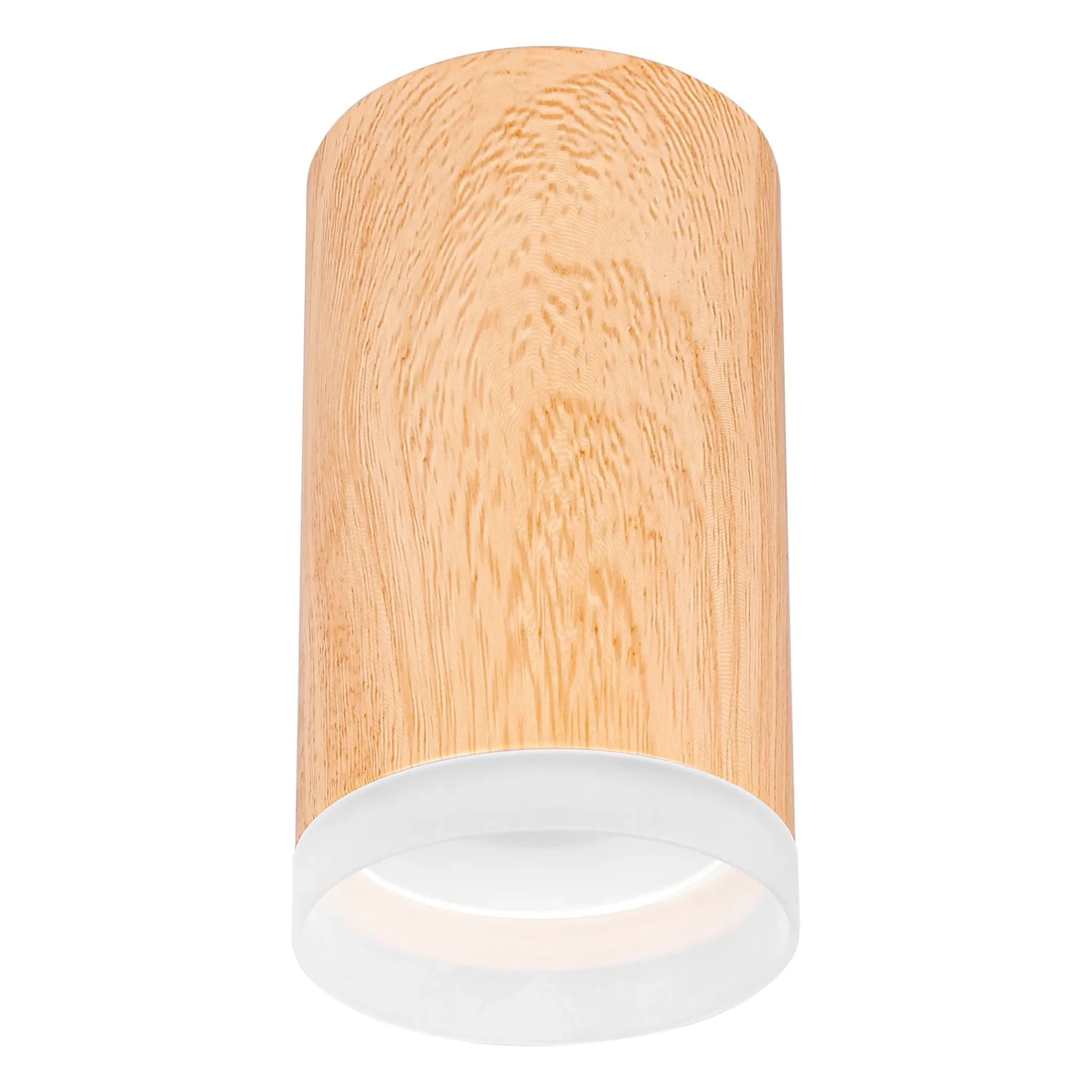 MasterLED GU10 Aufbauspot Holzoptik – Schwenkbarer Deckenstrahler Ø55 mm, IP20