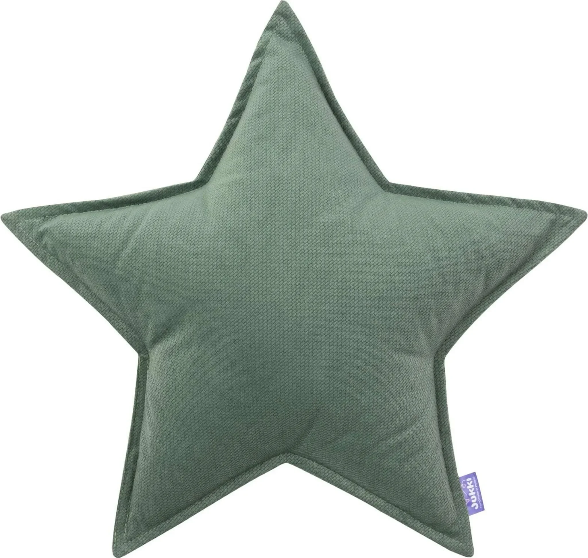JUKKI Sternkissen „Olive Velvet“ – 45 x 45 cm
