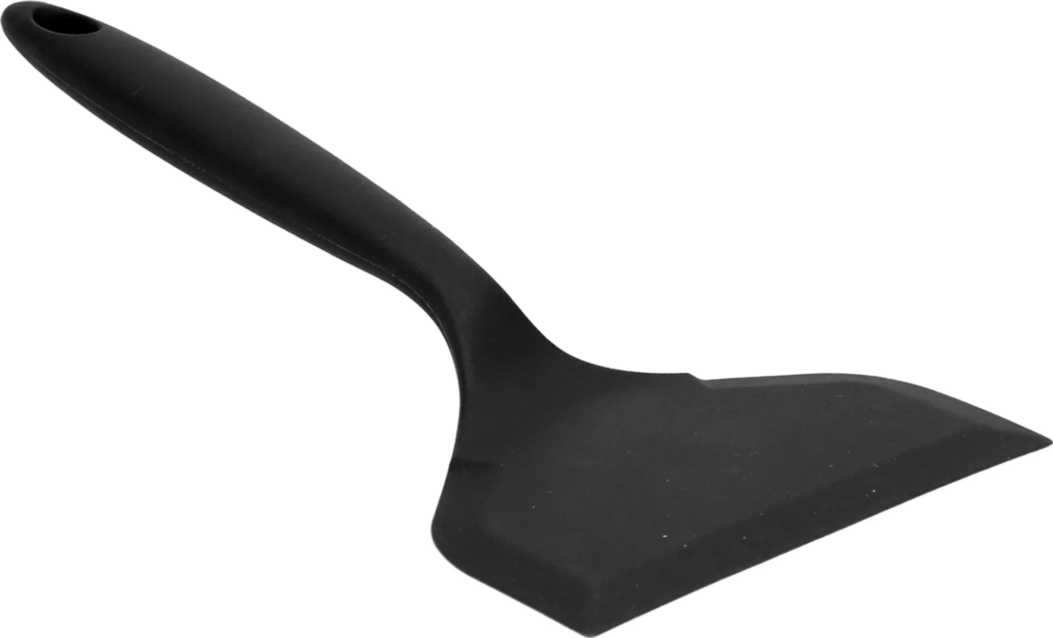 Küchenspatel aus Silikon – Steak-, Pfannkuchen- und Bratspatel, hitzebeständig, schwarz